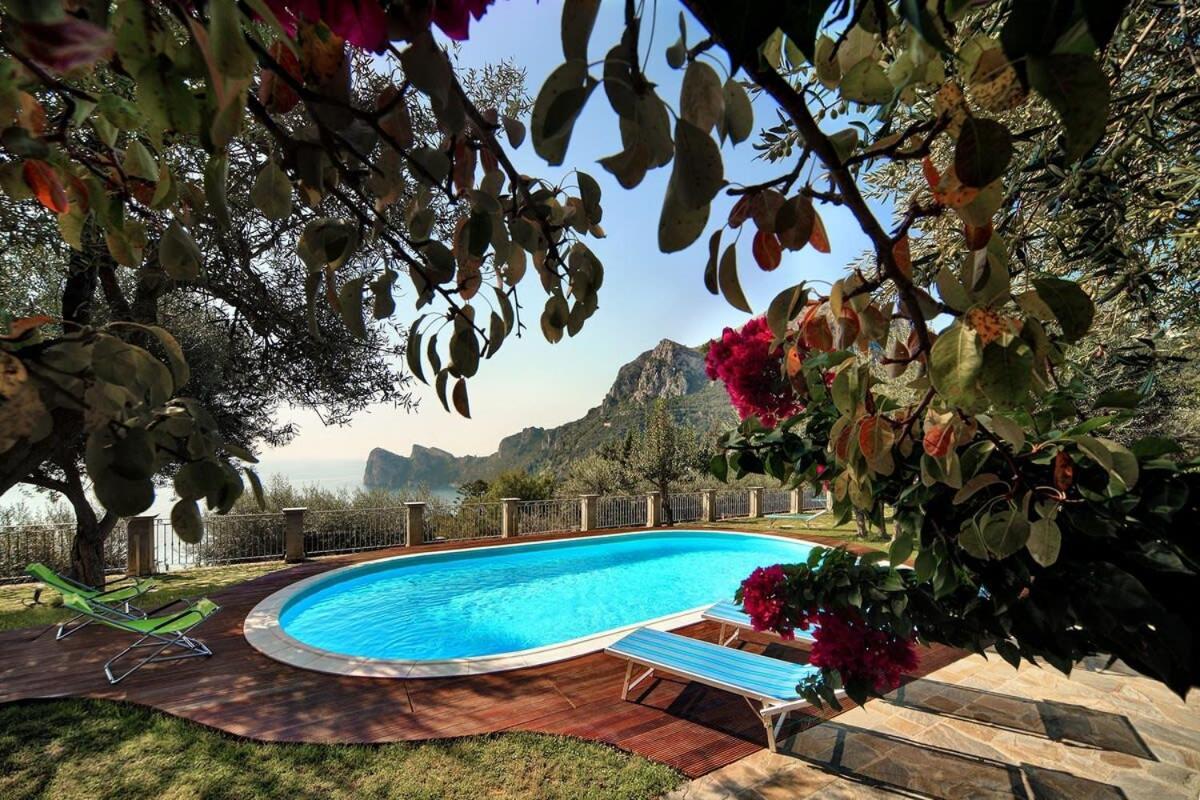 Relais Mamma Mia Sea Views Pool & Terraces Villa Massa Lubrense Buitenkant foto
